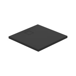 Cersanit Tako Slim brodzik 90x90 cm kwadratowy czarny mat S932-166