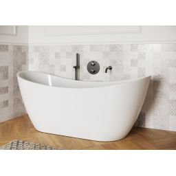 Cersanit Zen zestaw prysznicowy ścienny czarny-gun metal S951-781