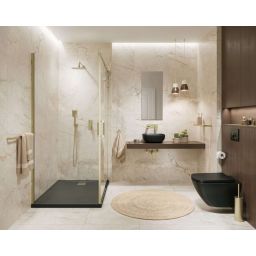 Cersanit Larga zestaw prysznicowy ścienny złoty S951-792