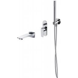 Cersanit City zestaw wannowo-prysznicowy podtynkowy chrom S952-036