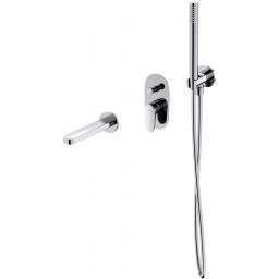 Cersanit Inverto zestaw wannowo-prysznicowy podtynkowy chrom S952-038