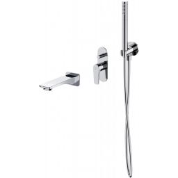 Cersanit Moduo zestaw wannowo-prysznicowy podtynkowy chrom S952-040