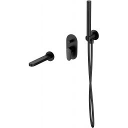 Cersanit Inverto zestaw wannowo-prysznicowy podtynkowy czarny S952-043