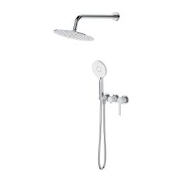 Cersanit Virgo zestaw prysznicowy podtynkowy z deszczownicą chrom S952-047