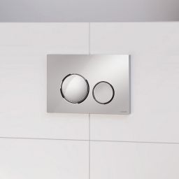 Cersanit Luna przycisk spłukujący do WC chrom mat/chrom połysk K97-0571