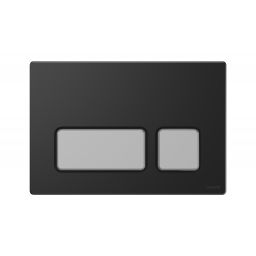 Cersanit Block przycisk spłukujący do WC czarny mat/chrom mat K97-0398