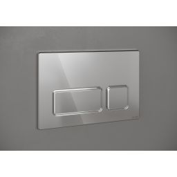 Cersanit Block przycisk spłukujący do WC chrom mat/chrom połysk K97-0406