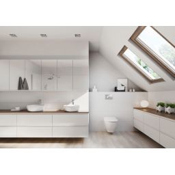 Cersanit Luna przycisk spłukujący do WC chrom połysk/chrom mat K97-0567