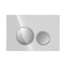 Cersanit Luna przycisk spłukujący do WC chrom błyszczący-chrom mat K97-0630