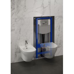 Cersanit Luna przycisk spłukujący do WC chrom błyszczący K97-449