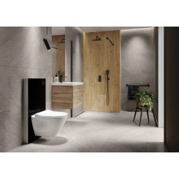 Cersanit Aqua Integra moduł sanitarny do miski WC wiszącej czarny K97-459