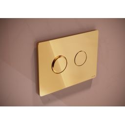 Cersanit Accento Circle przycisk spłukujący do WC złoty K97-461