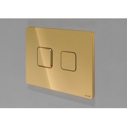 Cersanit Accento Square przycisk spłukujący do WC złoty K97-463