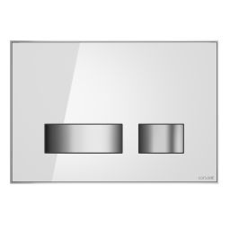 Cersanit Movi II przycisk spłukujący licowany szkło białe K97-528