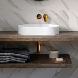 Cersanit Inverto syfon umywalkowy butelkowy okrągły złoty S951-714