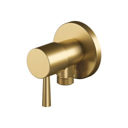 Cersanit Universal zawór kątowy złoty szczotkowany S1056-010
