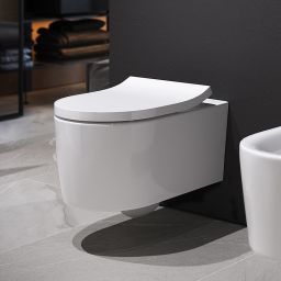 Zestaw Cersanit Inverto miska WC wisząca Stream On z deską wolnoopadającą Slim EcoBox biały S701-432-ECO