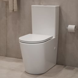 Cersanit Bonica kompakt WC z deską wolnoopadającą ze spłukiwaniem wirowym biały K3028-001