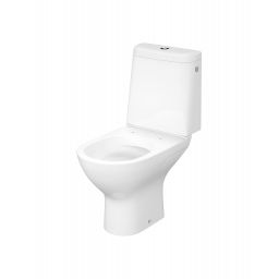 Cersanit Colour kompakt WC z deską wolnoopadającą ze spłukiwaniem wirowym biały K103-050