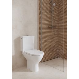 Cersanit Colour kompakt WC z deską wolnoopadającą ze spłukiwaniem wirowym biały K103-051