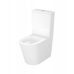 Cersanit Bonica kompakt WC z deską wolnoopadającą ze spłukiwaniem wirowym biały K3028-001