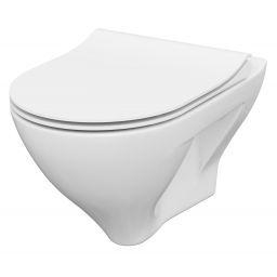 Cersanit Mille miska WC wisząca bez kołnierza CleanOn biała K675-008