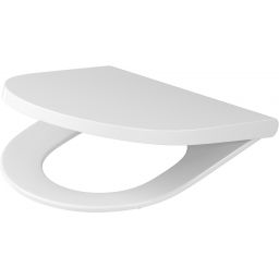 Cersanit Larga Oval deska sedesowa wolnoopadająca Slim biała K98-0229