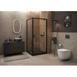 Cersanit Remo miska WC z deską wolnoopadającą wisząca bez kołnierza ze spłukiwaniem wirowym biały połysk S4035-001