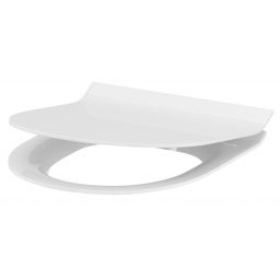 Zestaw Cersanit Crea Oval miska WC wisząca Clean On z deską wolnoopadającą Slim EcoBox biały S701-212-ECO