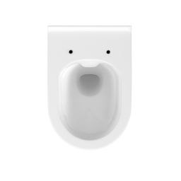 Zestaw Cersanit Crea Oval miska WC wisząca Clean On z deską wolnoopadającą Slim EcoBox biały S701-212-ECO