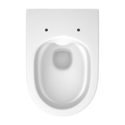 Cersanit Larga miska WC z deską wolnoopadającą wisząca bez kołnierza biały mat S701-608