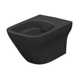 Cersanit Larga miska WC z deską wolnoopadającą wisząca bez kołnierza antracyt mat S701-611