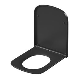 Cersanit Larga miska WC z deską wolnoopadającą wisząca bez kołnierza antracyt mat S701-611