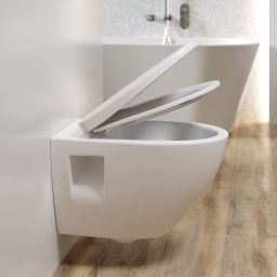 Cersanit Moduo Plus zestaw miska WC wisząca z deską Slim wrap biały S701-725
