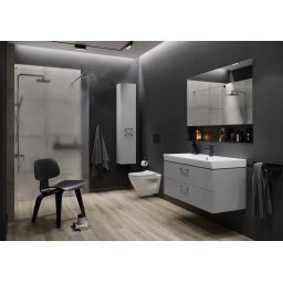 Cersanit stelaż podtynkowy z przyciskiem spłukującym czarny mat S701-779