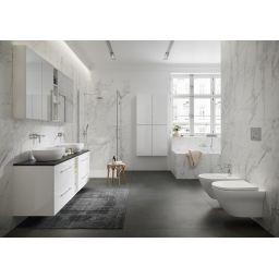 Zestaw Cersanit Larga miska WC CleanOn z deską wolnoopadającą i stelaż podtynkowy Aqua 2.0 S701-823