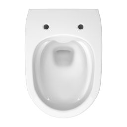 Cersanit Luna miska WC z deską wolnoopadającą wisząca bez kołnierza biały połysk S701-871