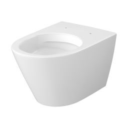 Cersanit City miska WC z deską wolnoopadającą wisząca bez kołnierza spłukiwanie wirowe biały połysk S701-883