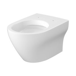 Zestaw Cersanit Larga Pro oval miska WC CleanOn spłukiwanie wirowe z deską wolnoopadającą i stelaż podtynkowy Aqua 2.0 S701-893