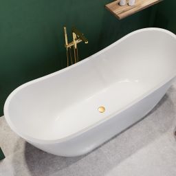 Cersanit Zen Double wanna wolnostojąca 182x71 cm owalna biała S301-331