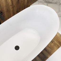 Cersanit Inverto wanna wolnostojąca 170x80 cm owalna biała S301-339
