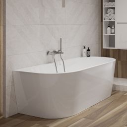 Cersanit Crea wanna wolnostojąca 150x80 cm owalna biała S931-033