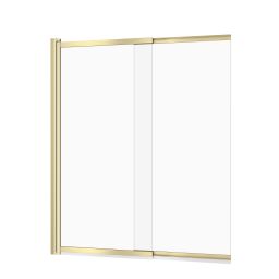 Cersanit Larga parawan nawannowy 115 cm 2-częściowy złoty mat/szkło przezroczyste S164-071