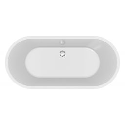 Cersanit Crea wanna wolnostojąca 160x75 cm owalna biała S301-300