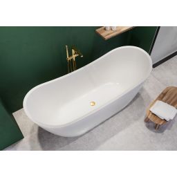 Cersanit Zen Double wanna wolnostojąca 182x71 cm owalna biała S301-331