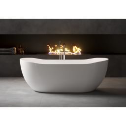 Cersanit Inverto SPA wanna wolnostojąca 180x80 cm owalna biała S301-372