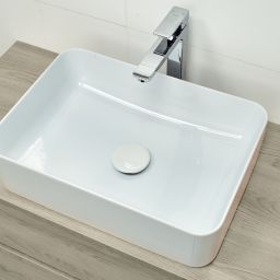 Cersanit Crea umywalka 49,5x34,5 cm prostokątna nablatowa biała K114-001-BOX