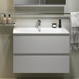 Cersanit Moduo umywalka 80x45 cm wpuszczana prostokątna biała K116-044