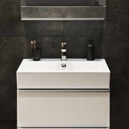 Cersanit Virgo umywalka 81x46,5 cm prostokątna meblowa biała K118-002