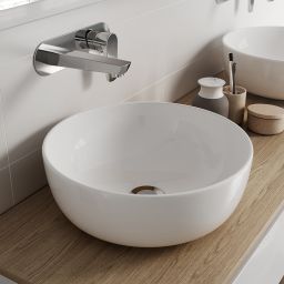 Cersanit Moduo umywalka 40 cm nablatowa okrągła EcoBox biała K116-048-ECO